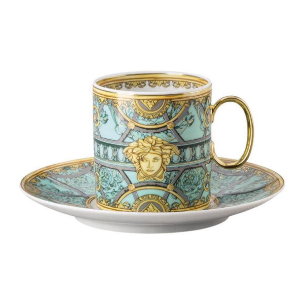 SET 2 TAZZE DA CAFFE' VERSACE Collezione: La scala del Palazzo Materiale: Porcellana Dimensioni: 0,23 l